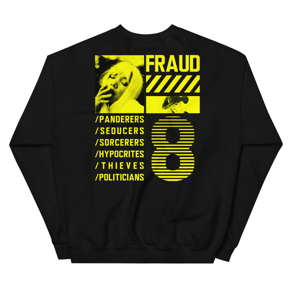 FRAUD DANTE'S INFERNO UNISEX SWEATSHIRT VIRTUE404 STREETWEAR