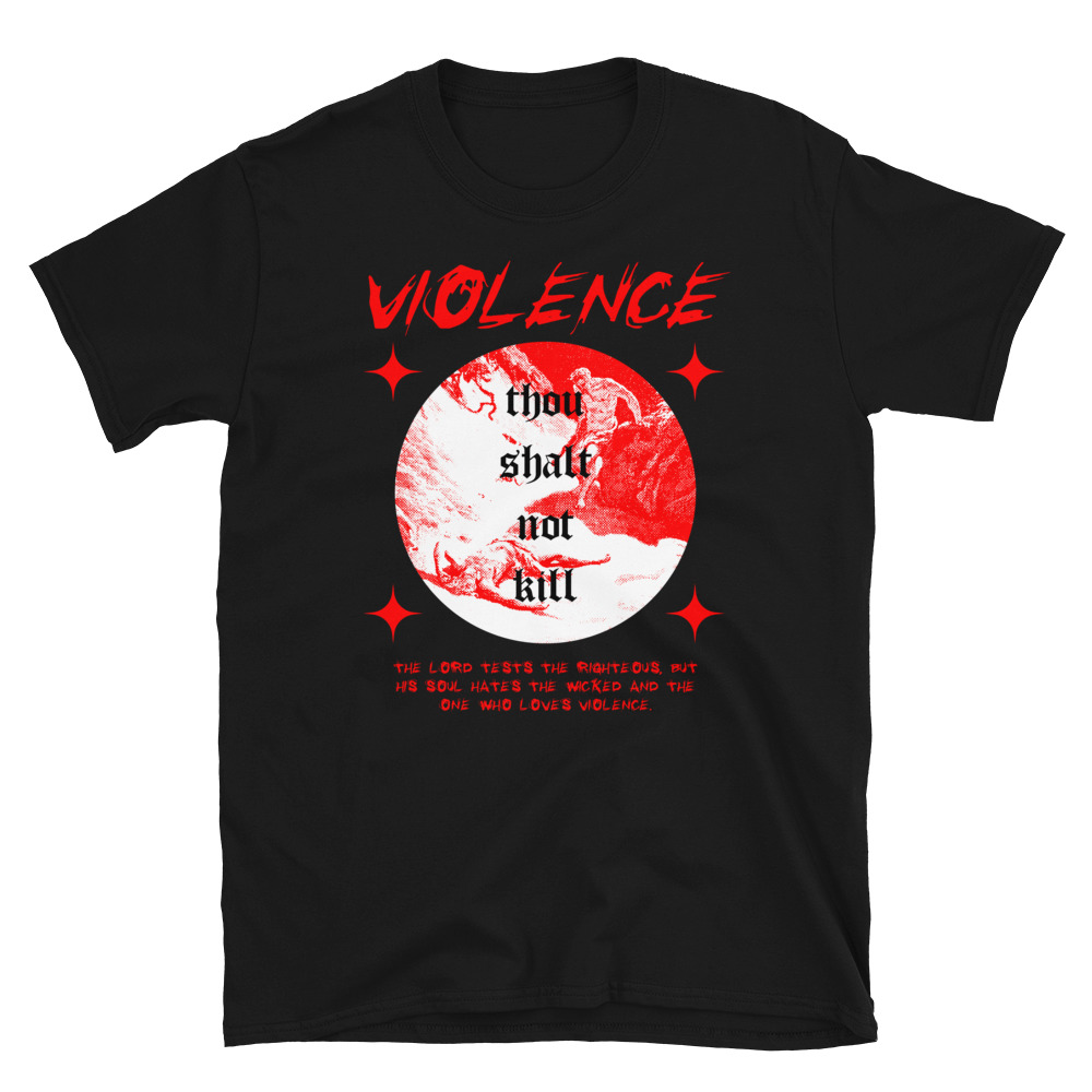 VIOLENCE DANTE'S INFERNO UNISEX T-SHIRT VIRTUE404 STREETWEAR