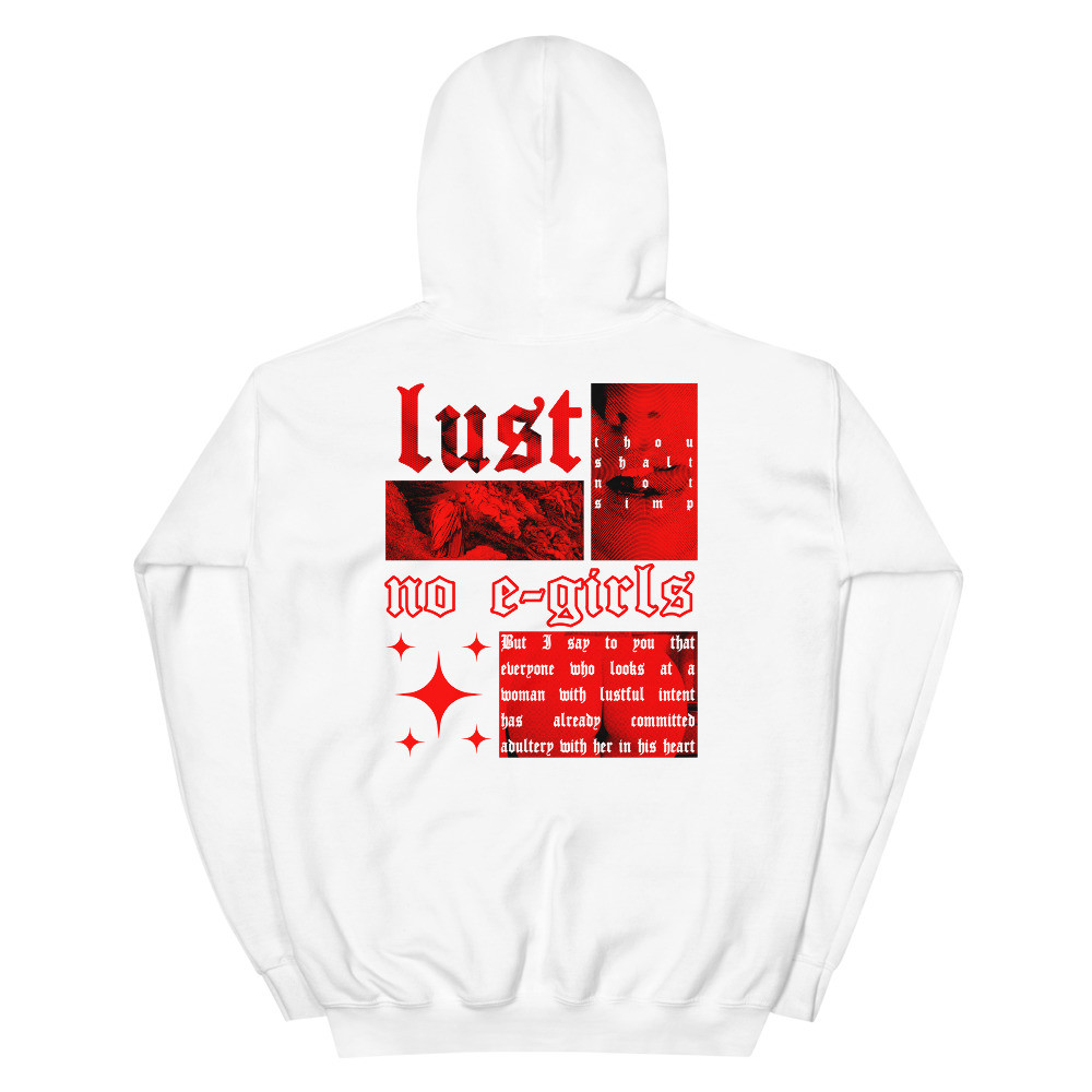 LUST DANTE'S INFERNO UNISEX HOODIE VIRTUE404 STREETWEAR