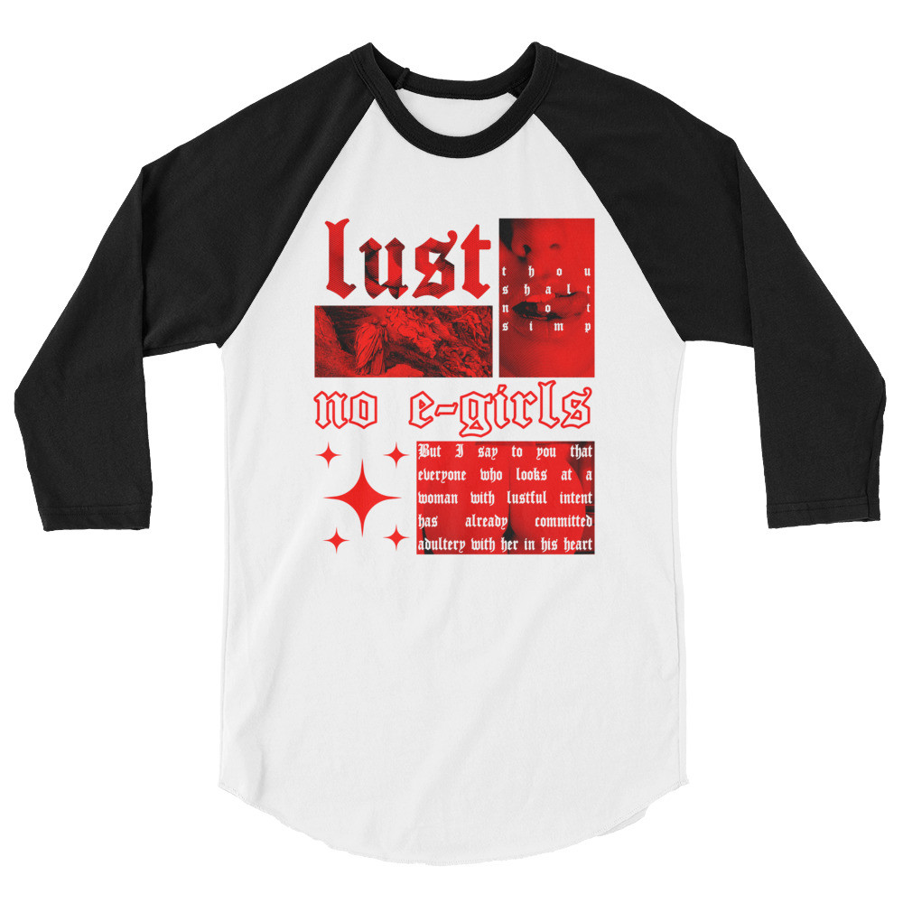 LUST DANTE'S INFERNO UNISEX BASEBALL SHIRT VIRTUE404 STREETWEAR