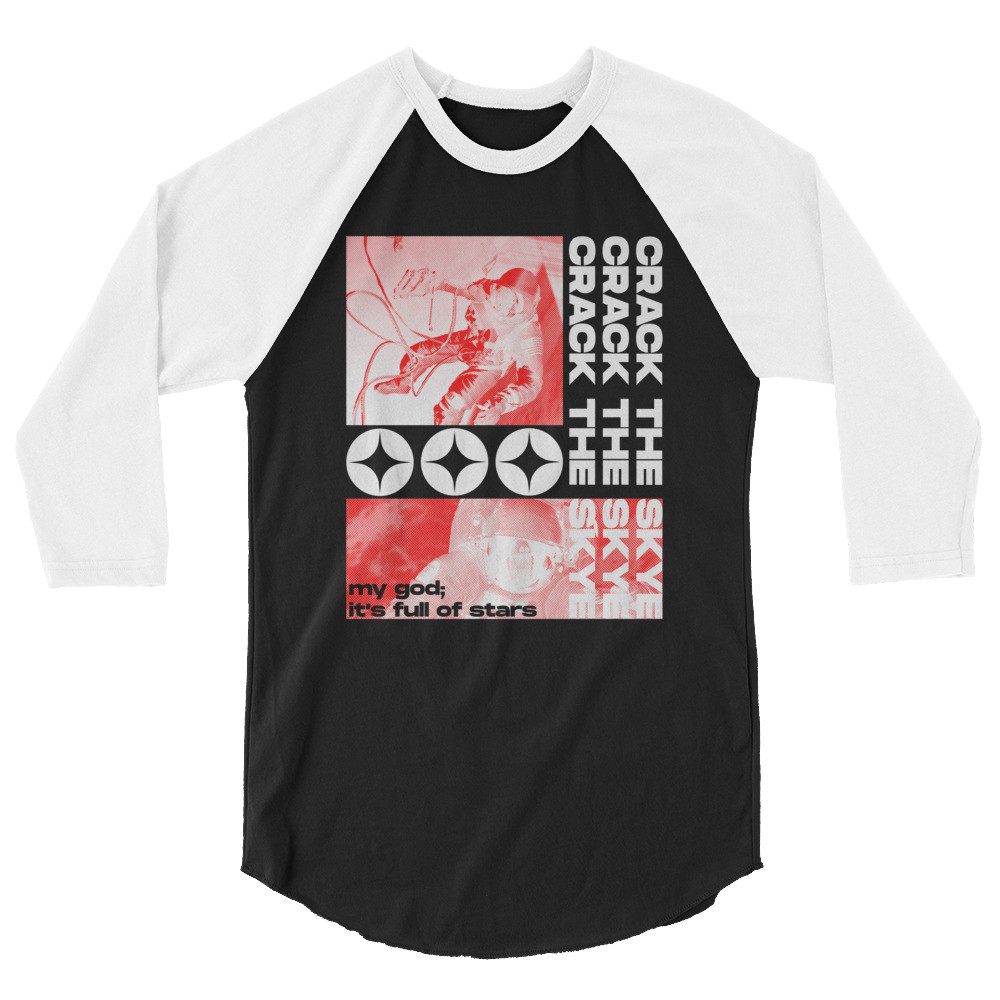 CRACK THE SKYE UNISEX STREETWEAR BASEBALL SHIRT