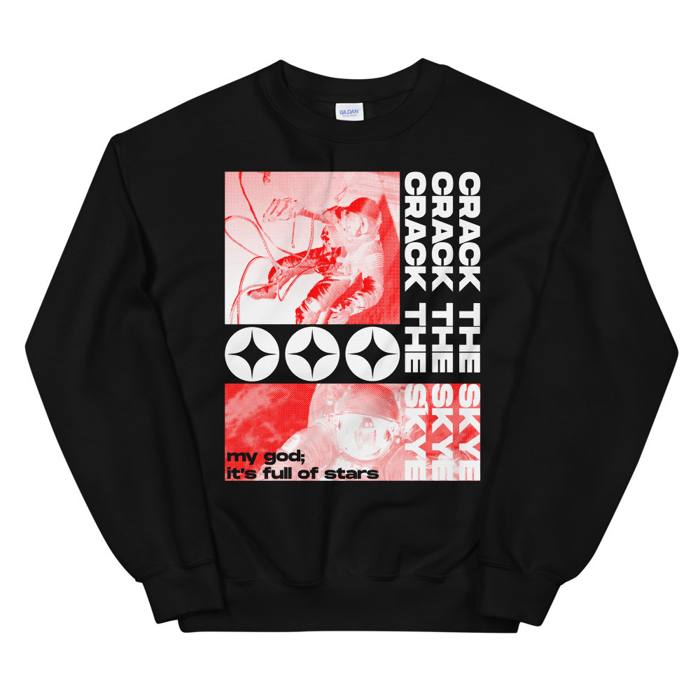 CRACK THE SKYE STREETWEAR UNISEX SWEATSHIRT