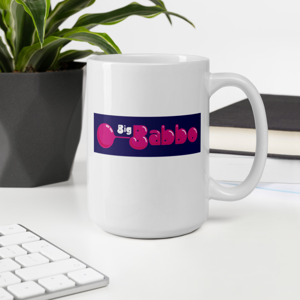 Big babbo 80s gum style double print 11oz 15oz Ceramic Mug Coffee Tea Cup funny gift