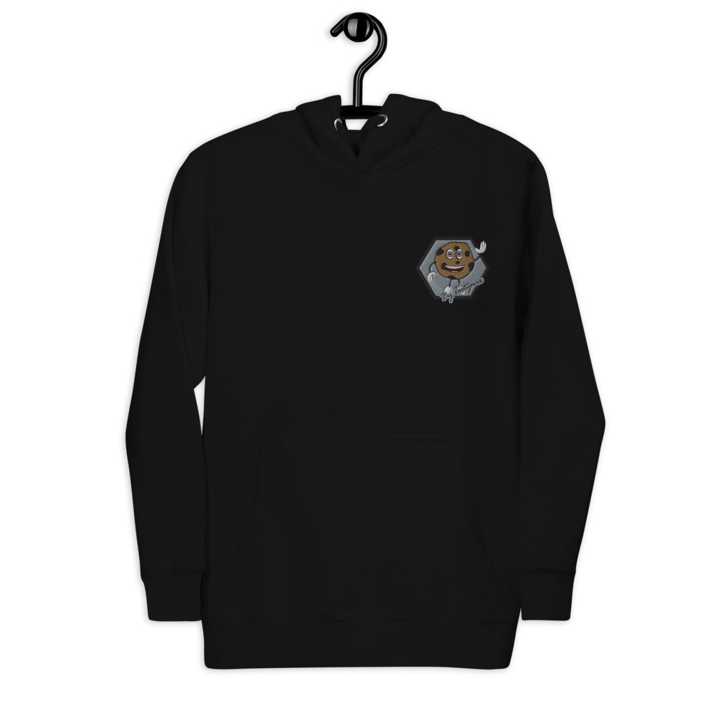 Hoodie Premium: Cookie Hexagon GREY - Unisex