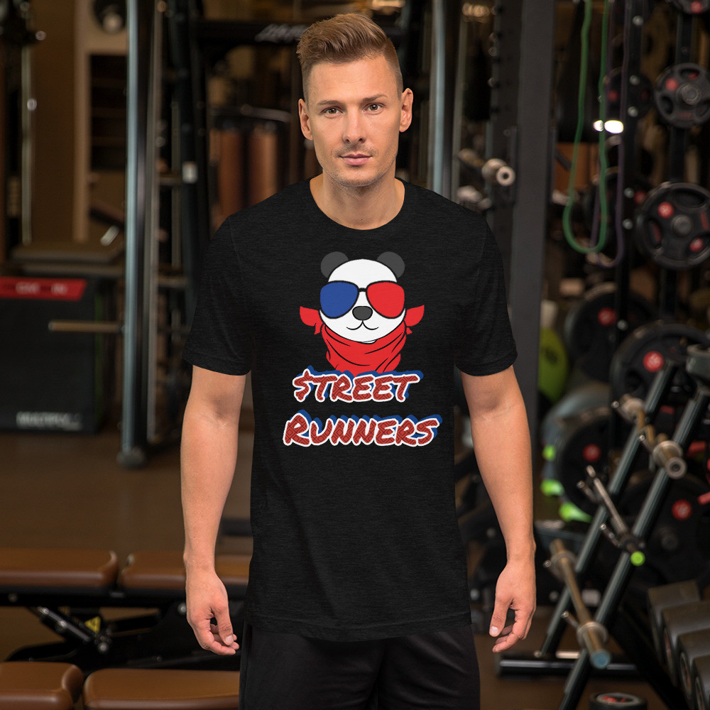 panda street runners Unisex T-Shirt