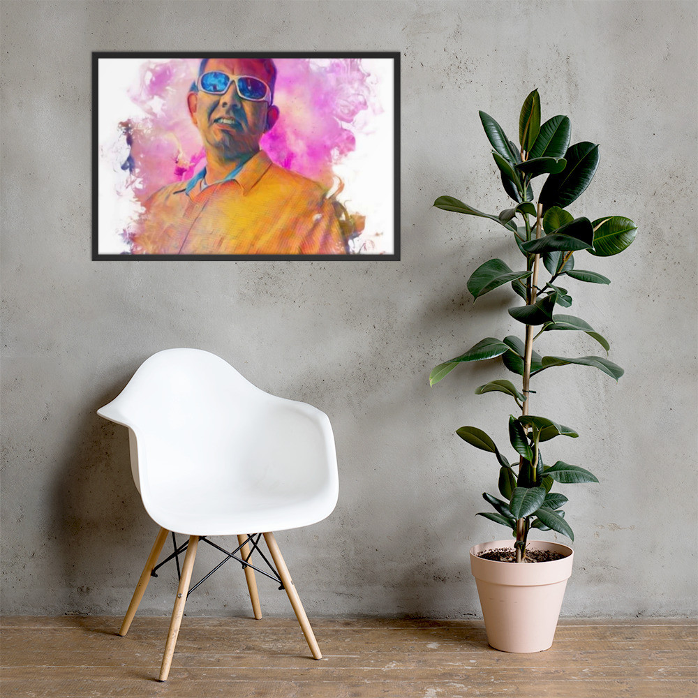 Lu Rich Framed poster