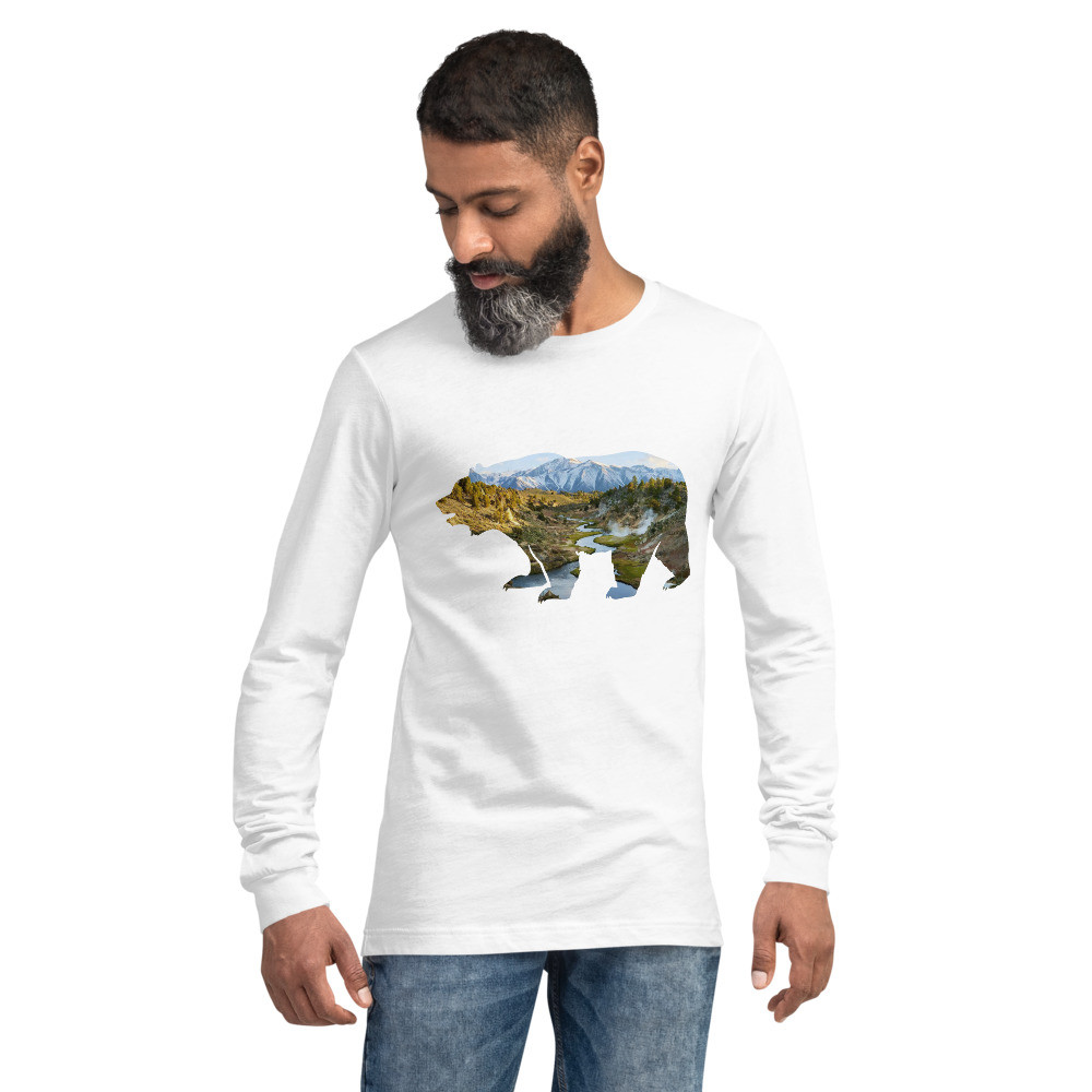 Bear-scape Unisex Long Sleeve Tee