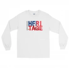 HERITAGE LINE | Samoa Flag T-Shirt | Men’s Long Sleeve Shirt | Samoan Upolu Savaii 