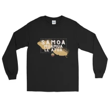 Samoa Muamua Le Atua TShirt |  Men’s Long Sleeve Shirt | American Samoa Islander