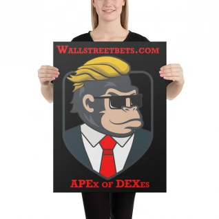 WSB "APEx of DEXes" Canvas Wall Art (No Frame)