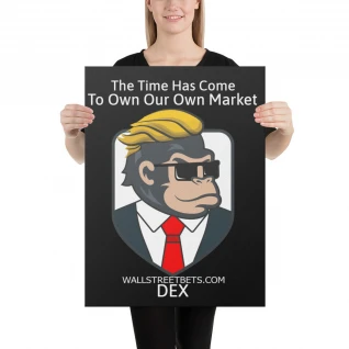 "WSB - The Time Has Come" Canvas Wall Art (No Frame)