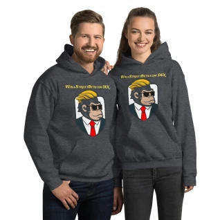 WallStreetBets.com DEX - Snazzy Couple - Unisex Hoodie (3 Colours - Yellow Banner)