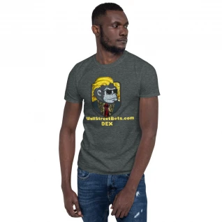 "WallStreetBets.com DEX" Short-Sleeve Unisex T-Shirt - Stylized Ape (4 Colours)