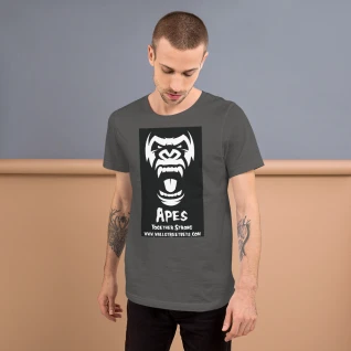 "WallStreetBets.com" Gorilla - Short-Sleeve Unisex T-Shirt (5 colours)