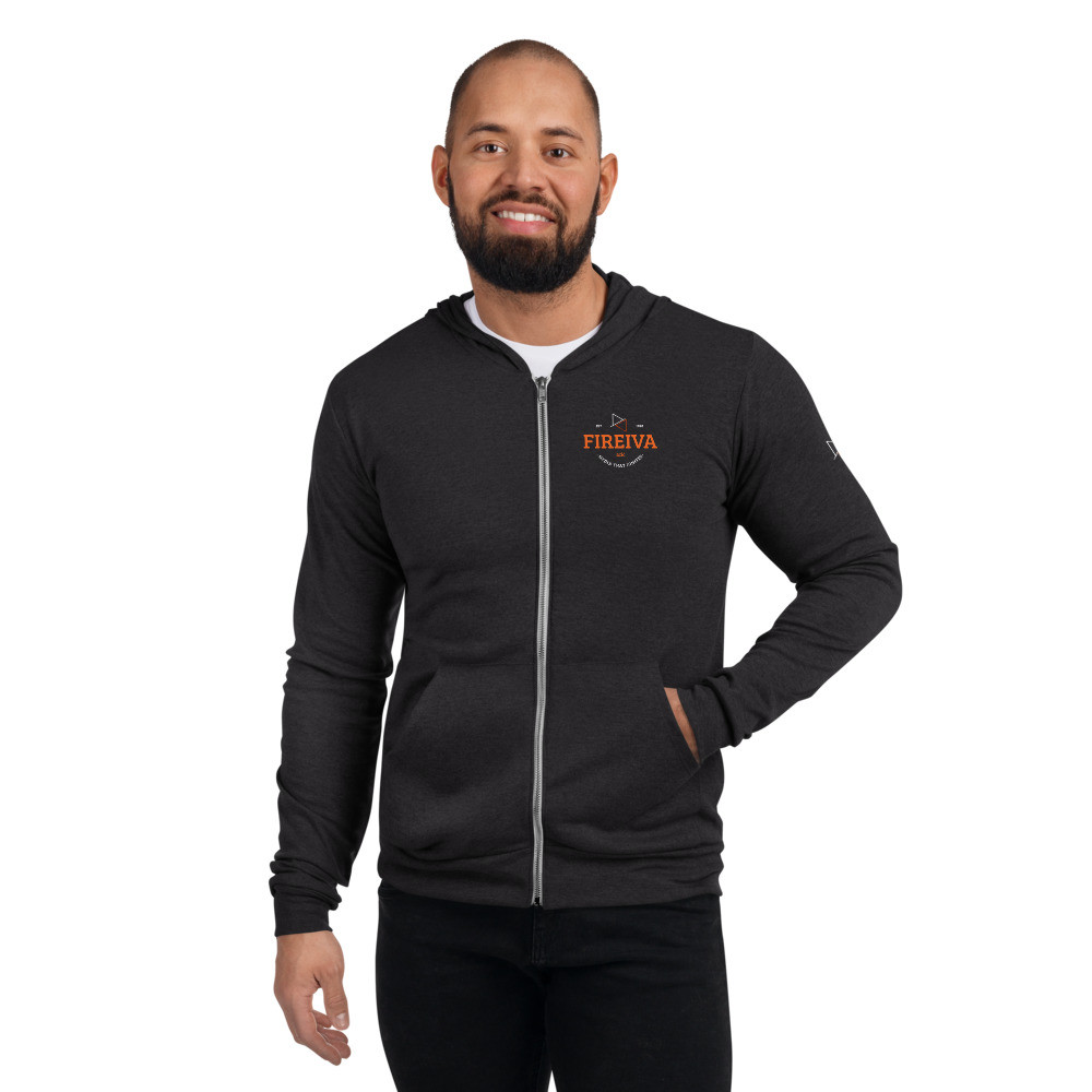 Fireiva Unisex zip hoodie