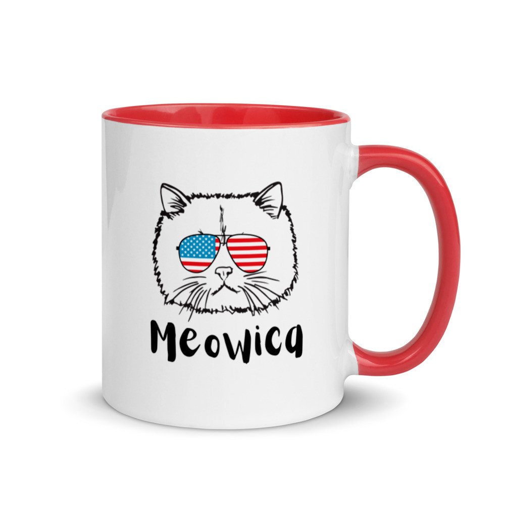 Meowica - Mug with Color Inside