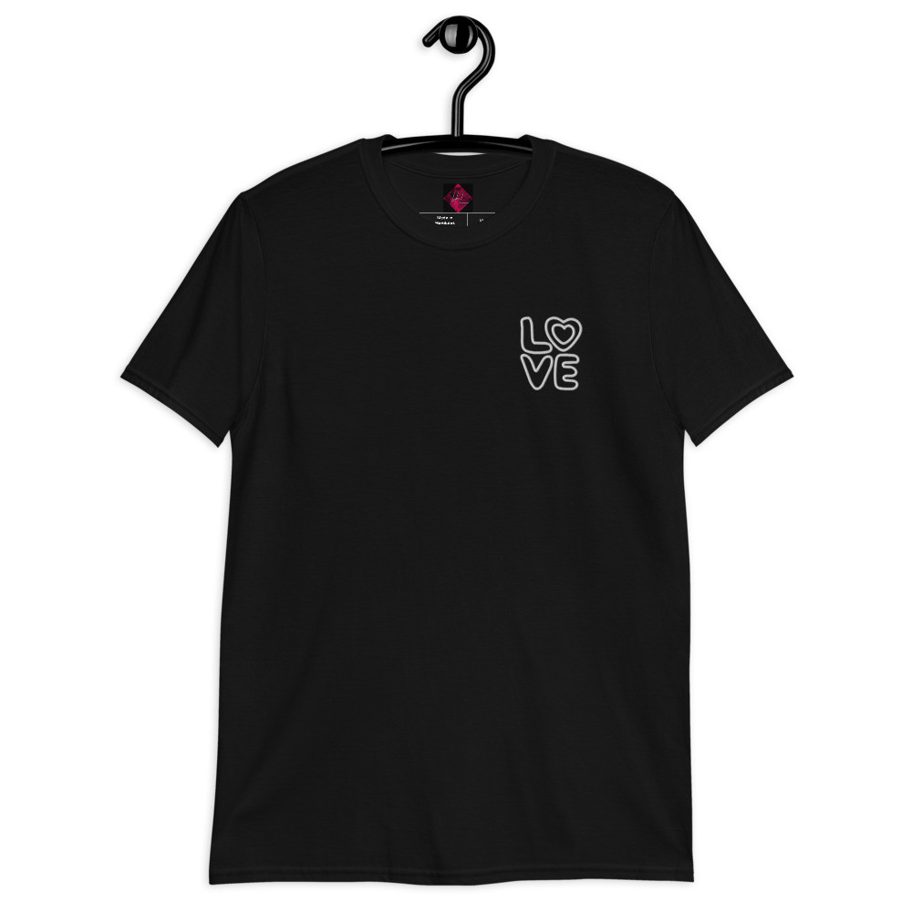 T-Shirt - LOVE blanc