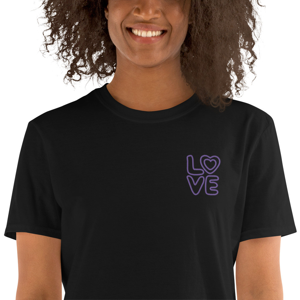T-Shirt - LOVE violet