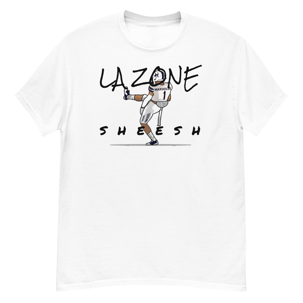 Heavyweight T-shirt white LA ZONE #1