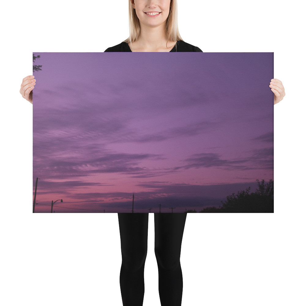 August 25, 2021 Sunset #2 Canvas