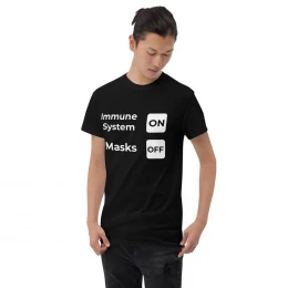 Immune System On Masks Off Men's Short Sleeve T-Shirt