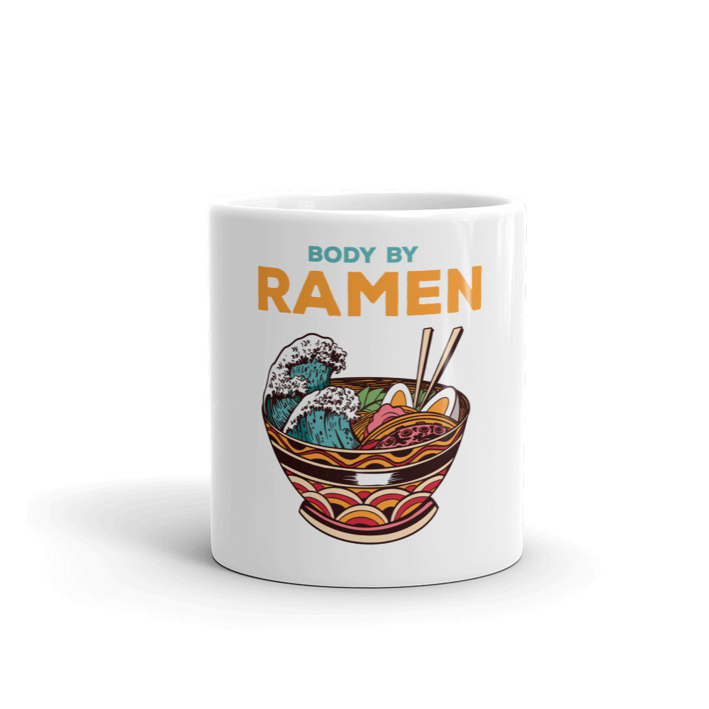 Ramen Noodles White glossy mug