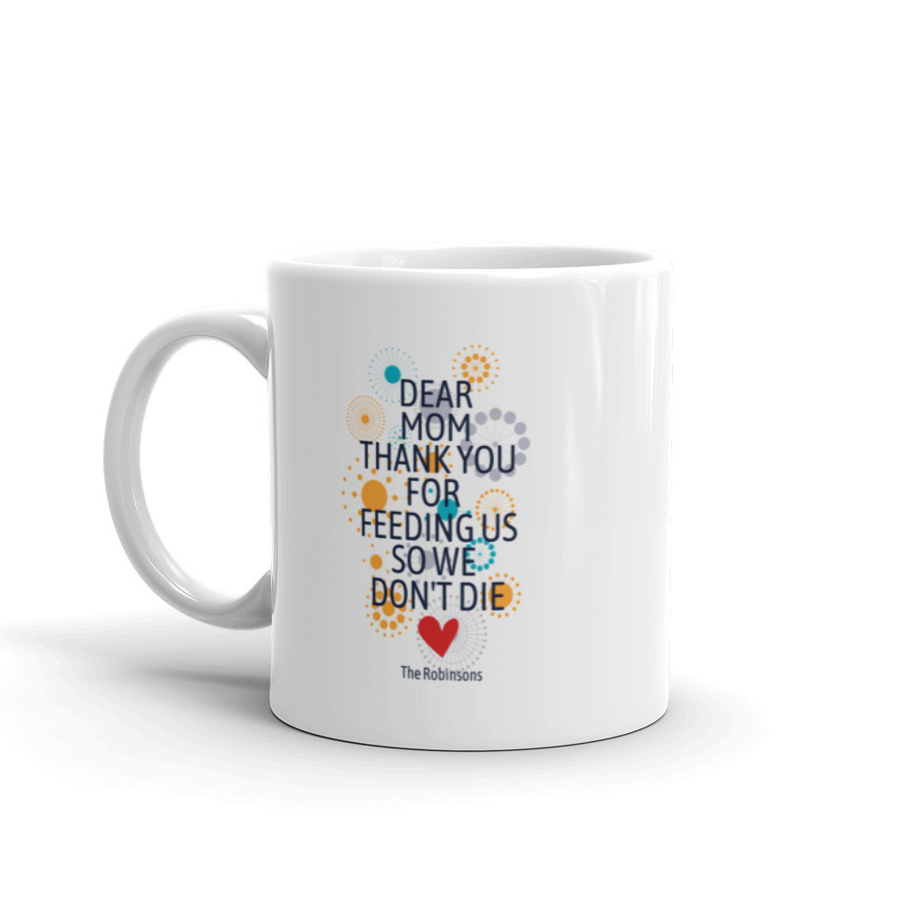 White glossy mug