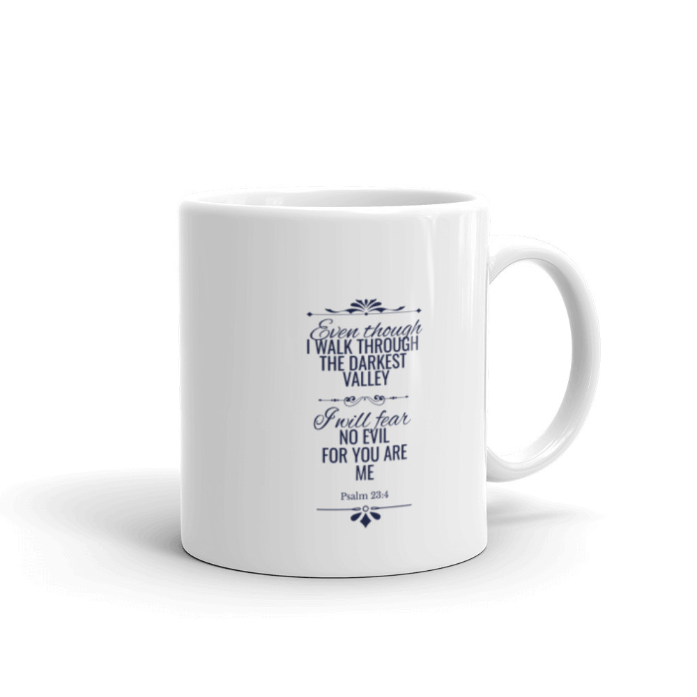 White glossy mug
