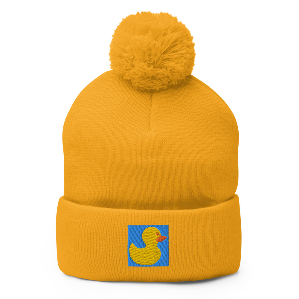 Pom-Pom Beanie Ducky