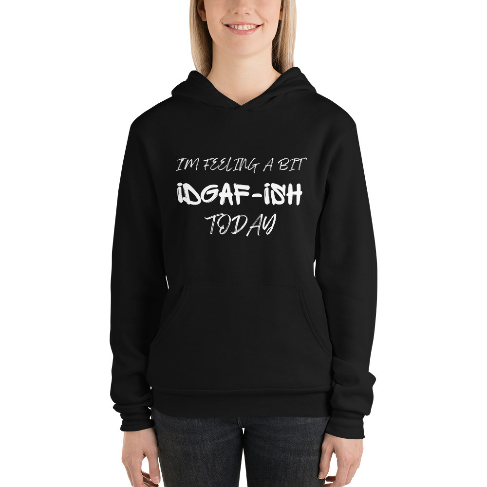 IDGAF-ish Unisex Fleece hoodie