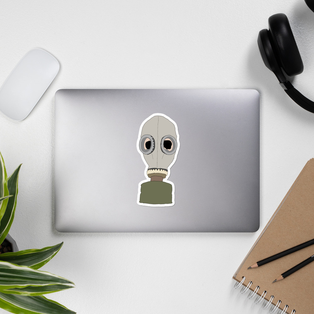The Gas Mask Sticker