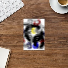 Kunstpostkarte Knoten dELLaS - Art 2022