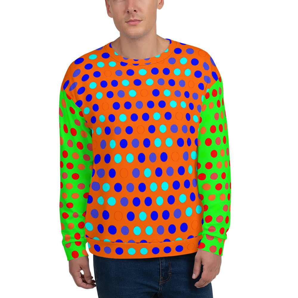 Unisex Sweatshirt Mit Punkten original dELLaS 2021
