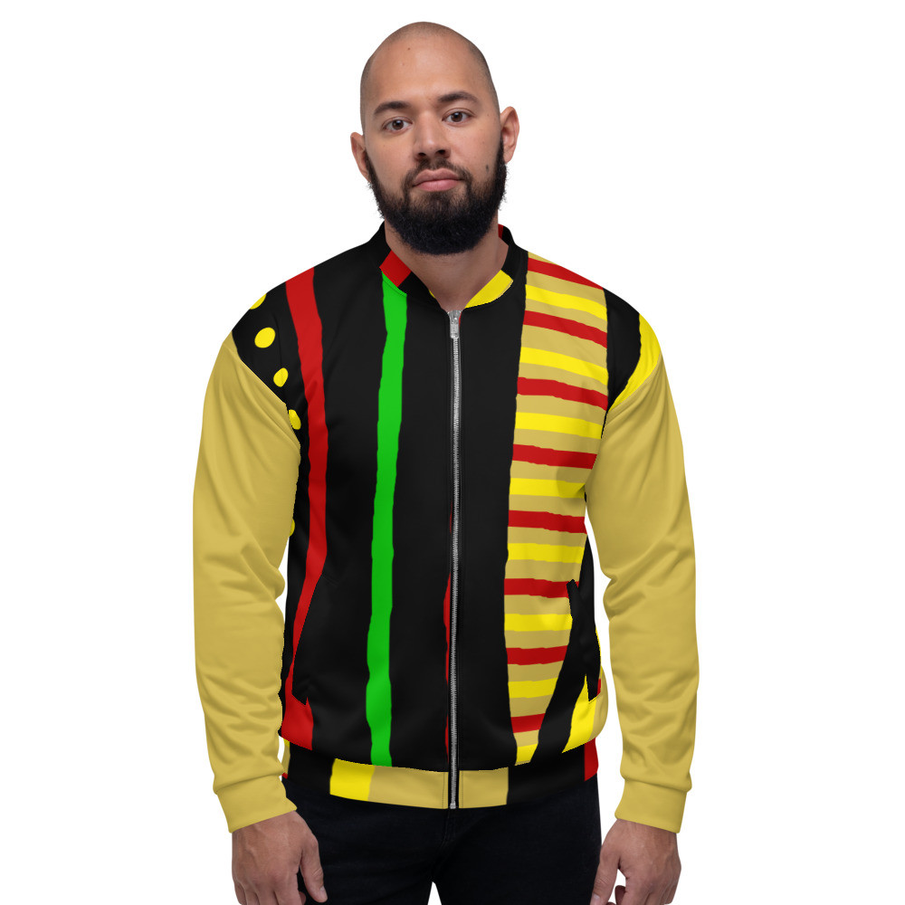 Unisex Bomber Jacket Komposition original dELLaS 2022