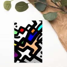 Kunst Postkarte
