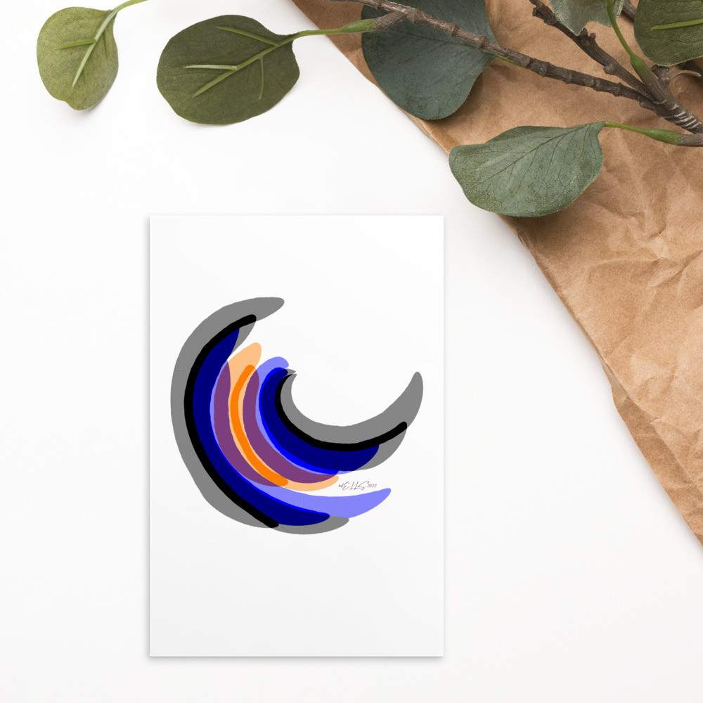 Kunstpostcard Welle dELLaS 2022