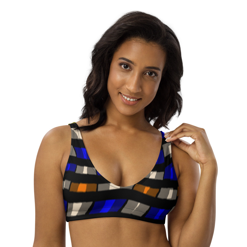 Recyled padded bikini top Bikini Oberteil Netz original dELLaS 2022