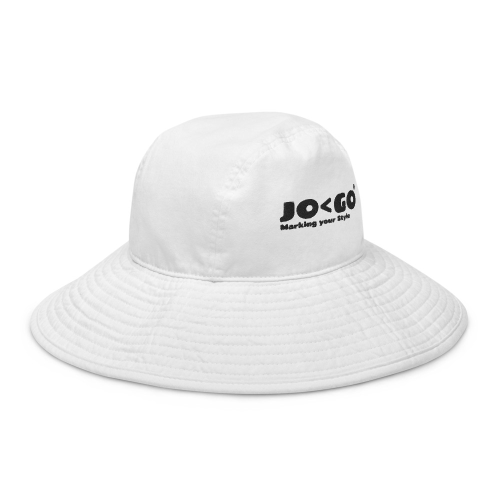 Wide brim bucket hat JO<GO