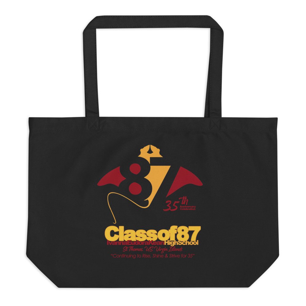 Large organic tote bag