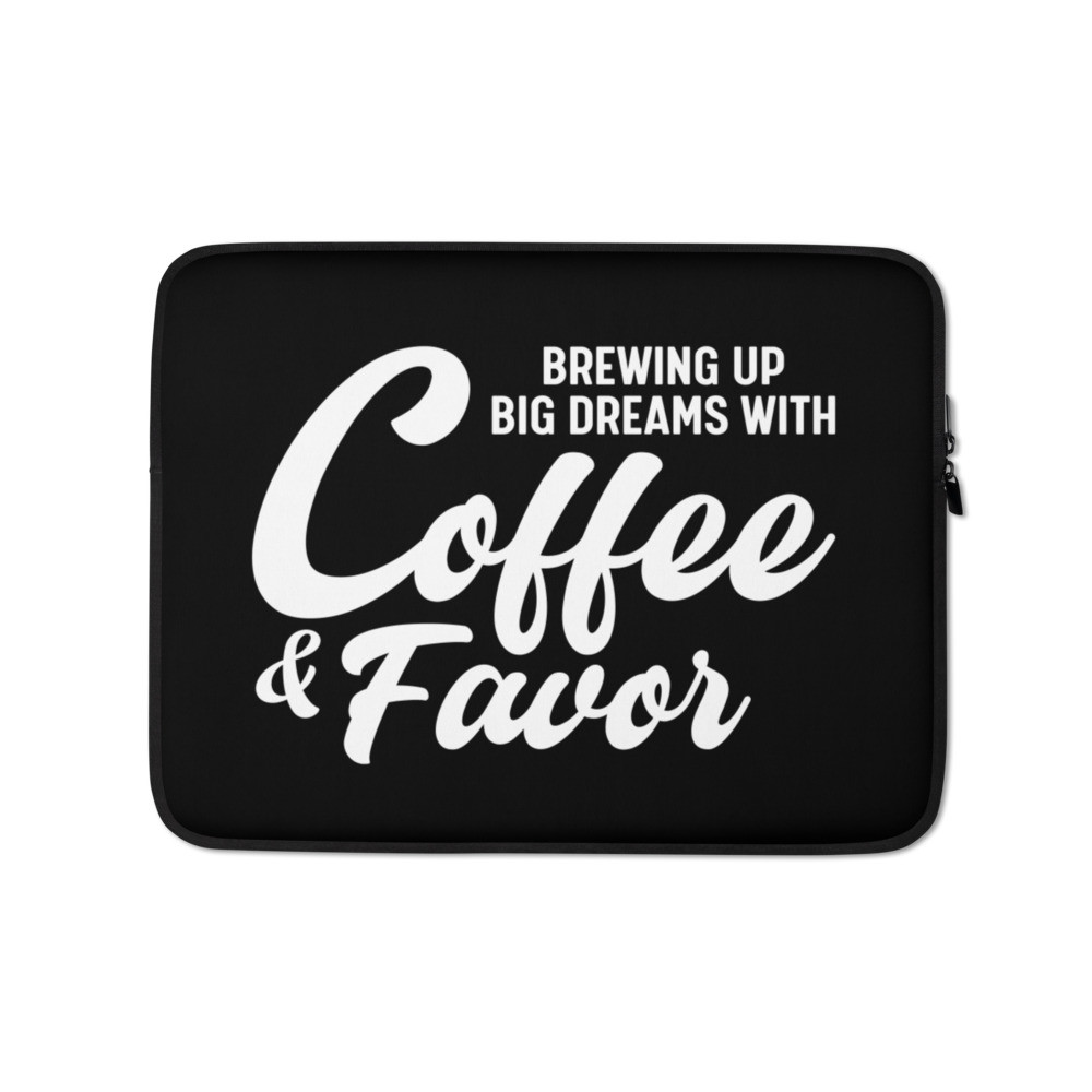 Coffee & Favor Laptop Sleeve 