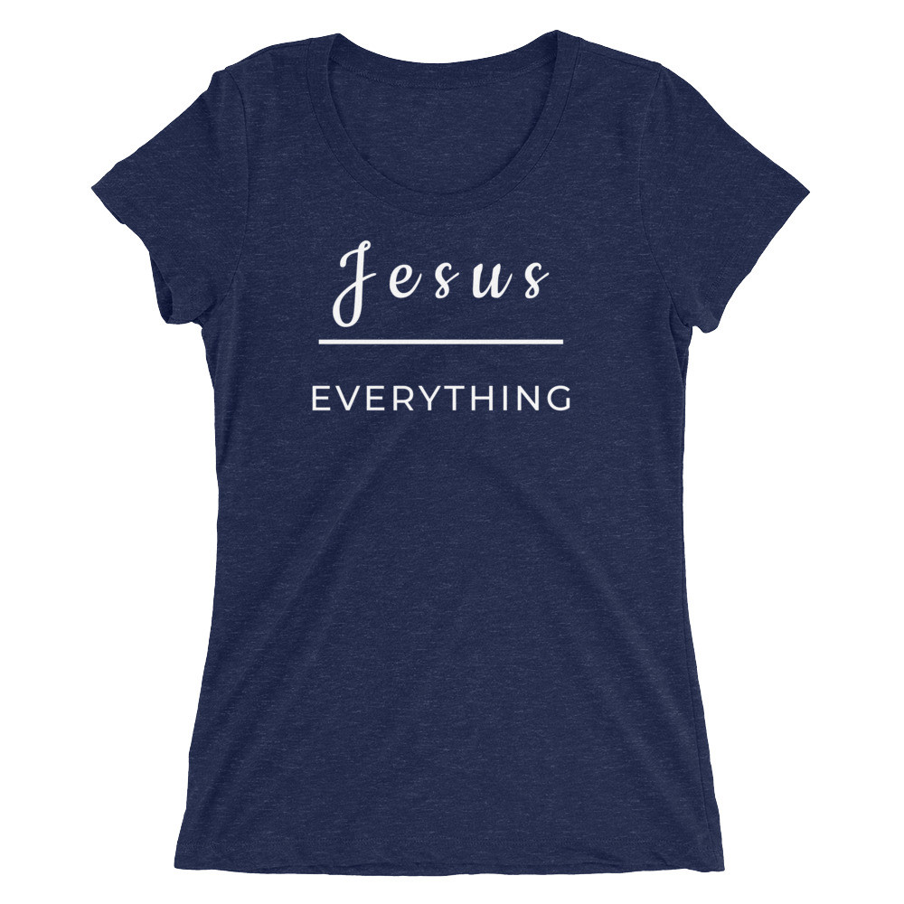 Jesus Over Everything - Ladies' short sleeve t-shirt