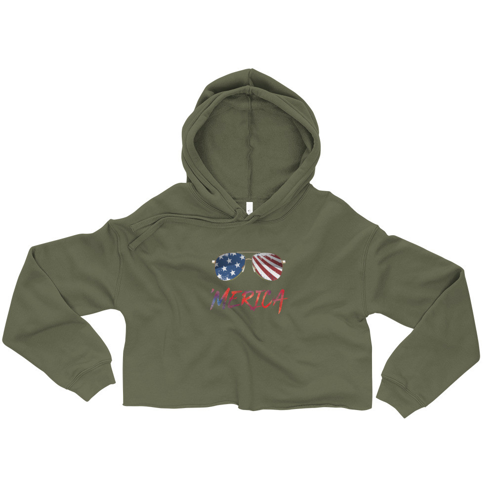 America - Crop Hoodie