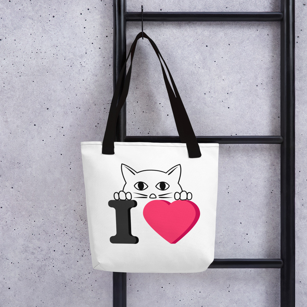 I Love My Cat - Crazy Cat Lady Tote bag!