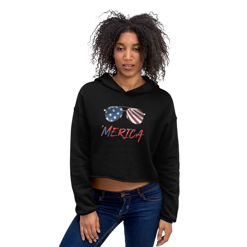America - Crop Hoodie