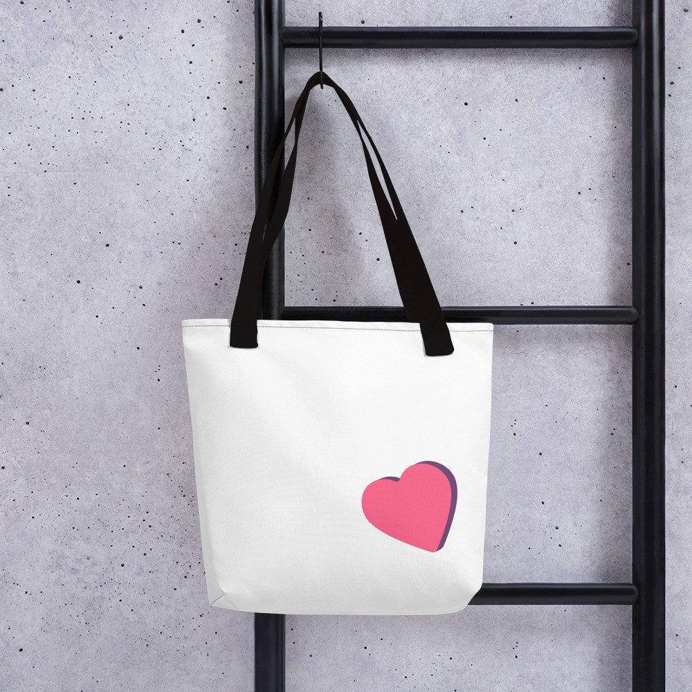 Pink Heart - Tote bag