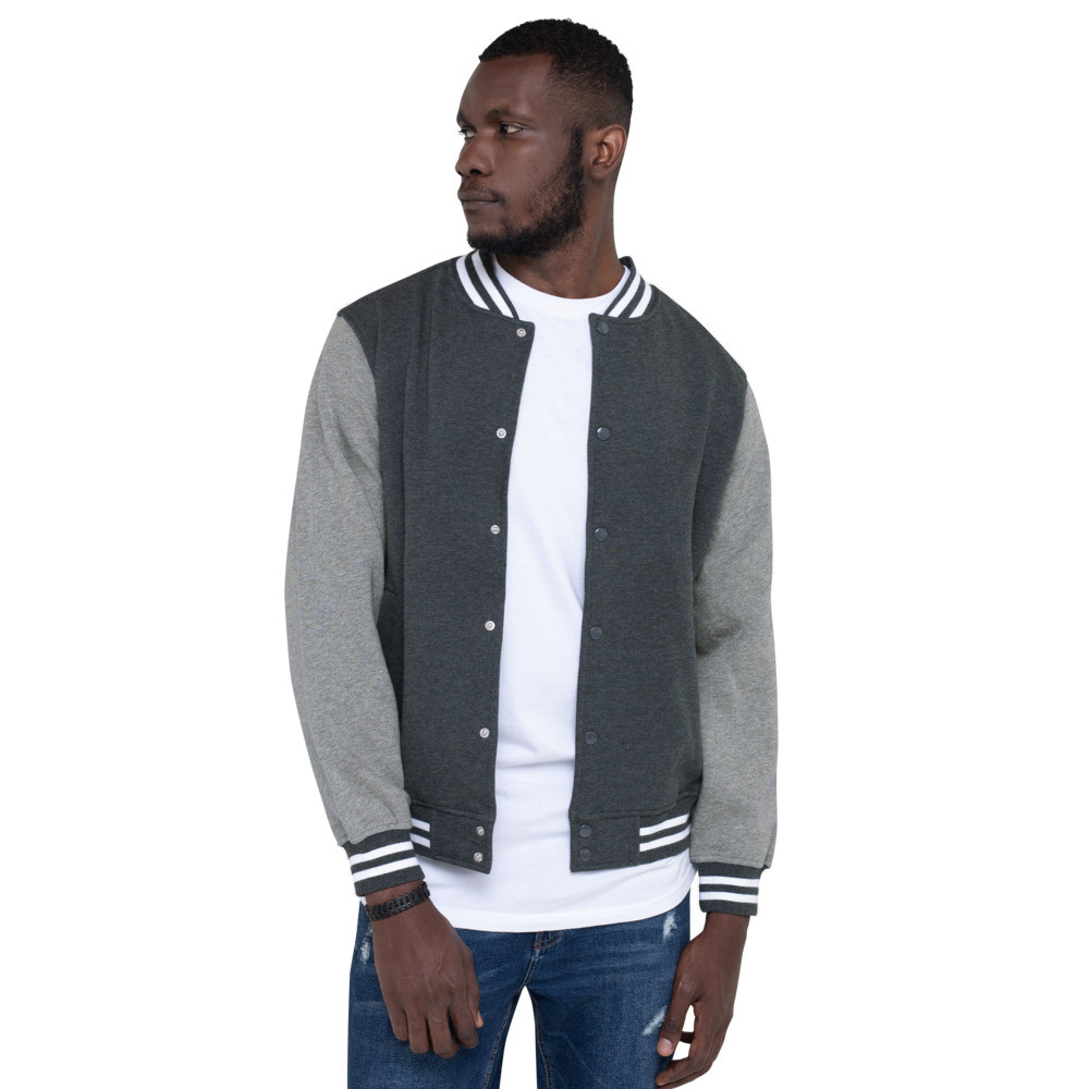 USA Black Letters - Men's Letterman Jacket