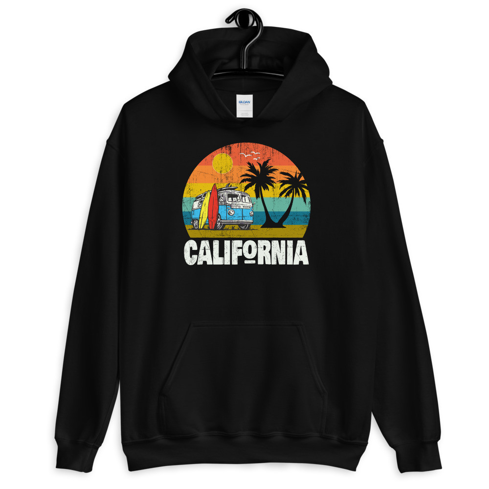 California Surfer Van Sunset - Unisex Hoodie