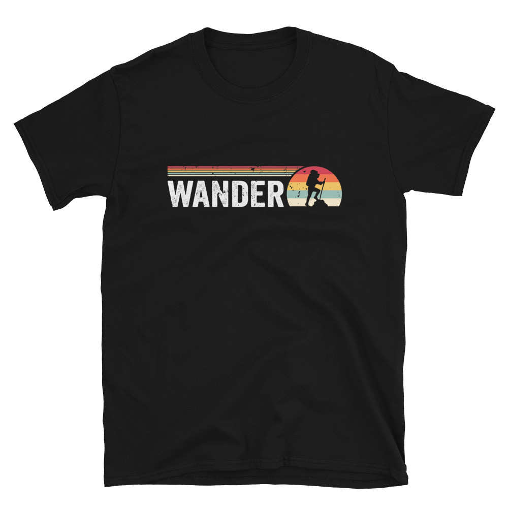 Wander wide sunset Hiking - Unisex T-Shirt