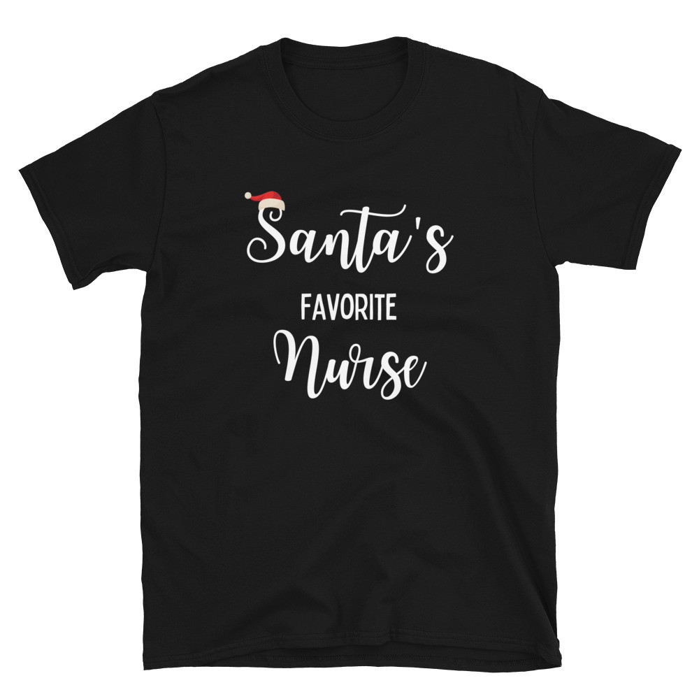 Santa's Favorite Nurse - Unisex T-Shirt