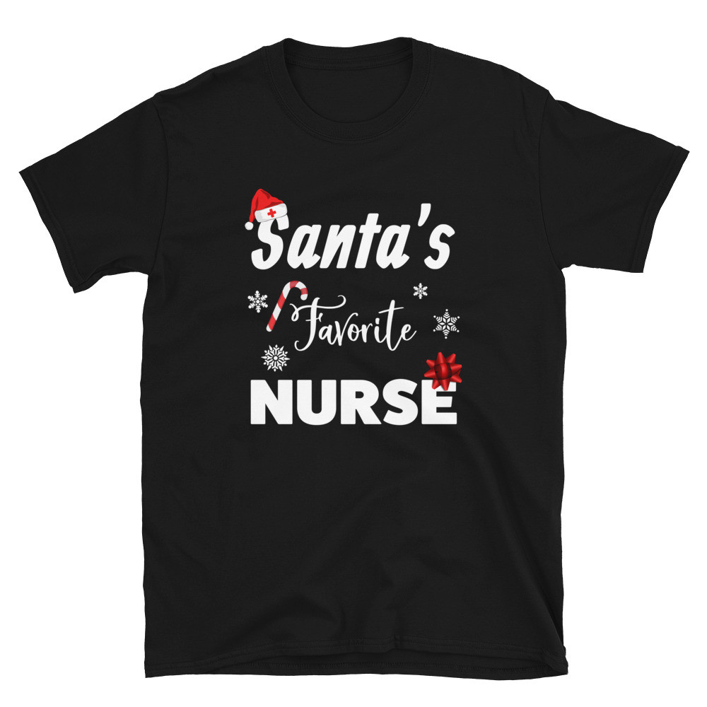 Santa's Favorite Nurse - Unisex T-Shirt